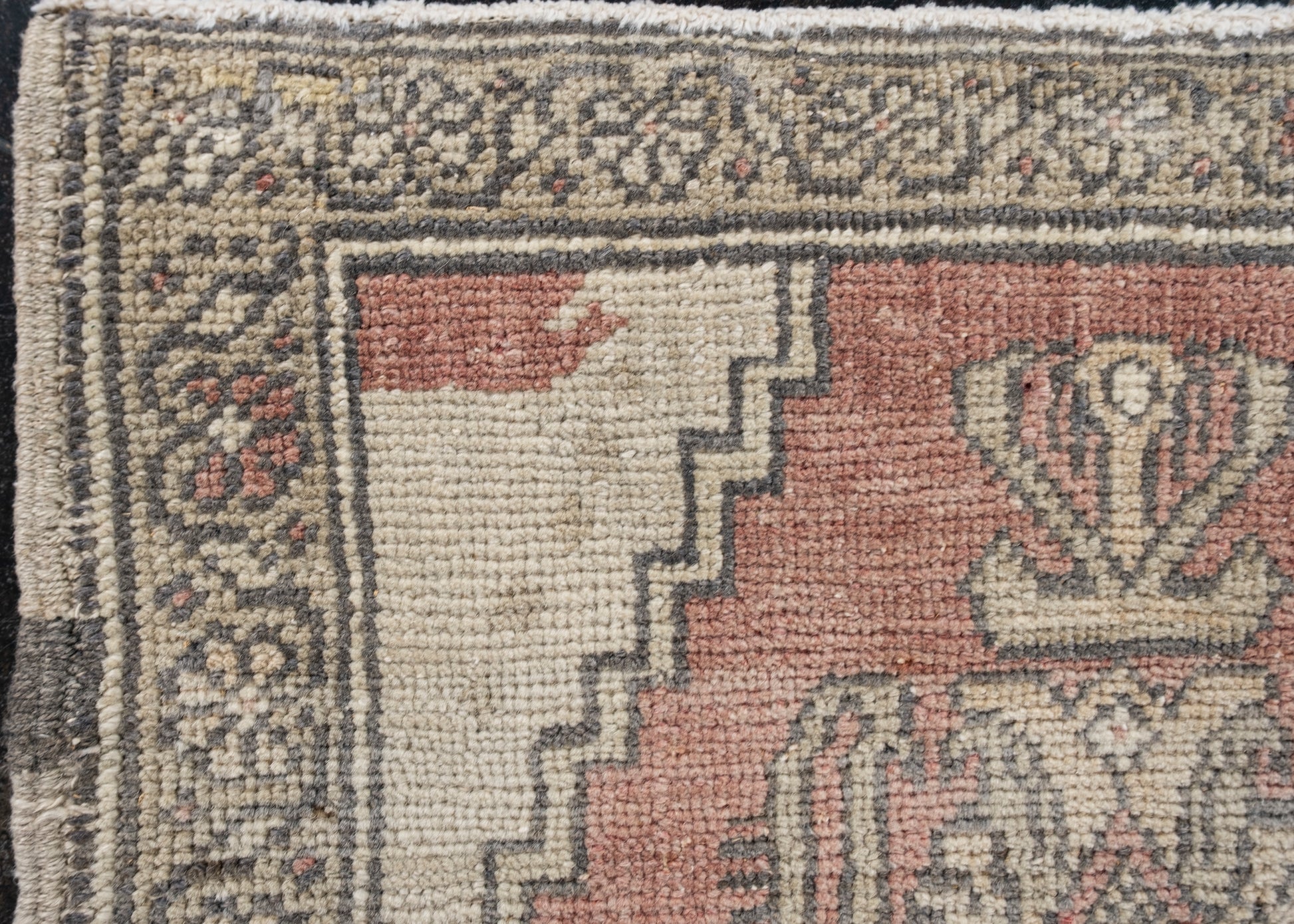 Oriental Hand Knotted Vintage Turkish Mini Rug 1'9" x 2'11" #10001