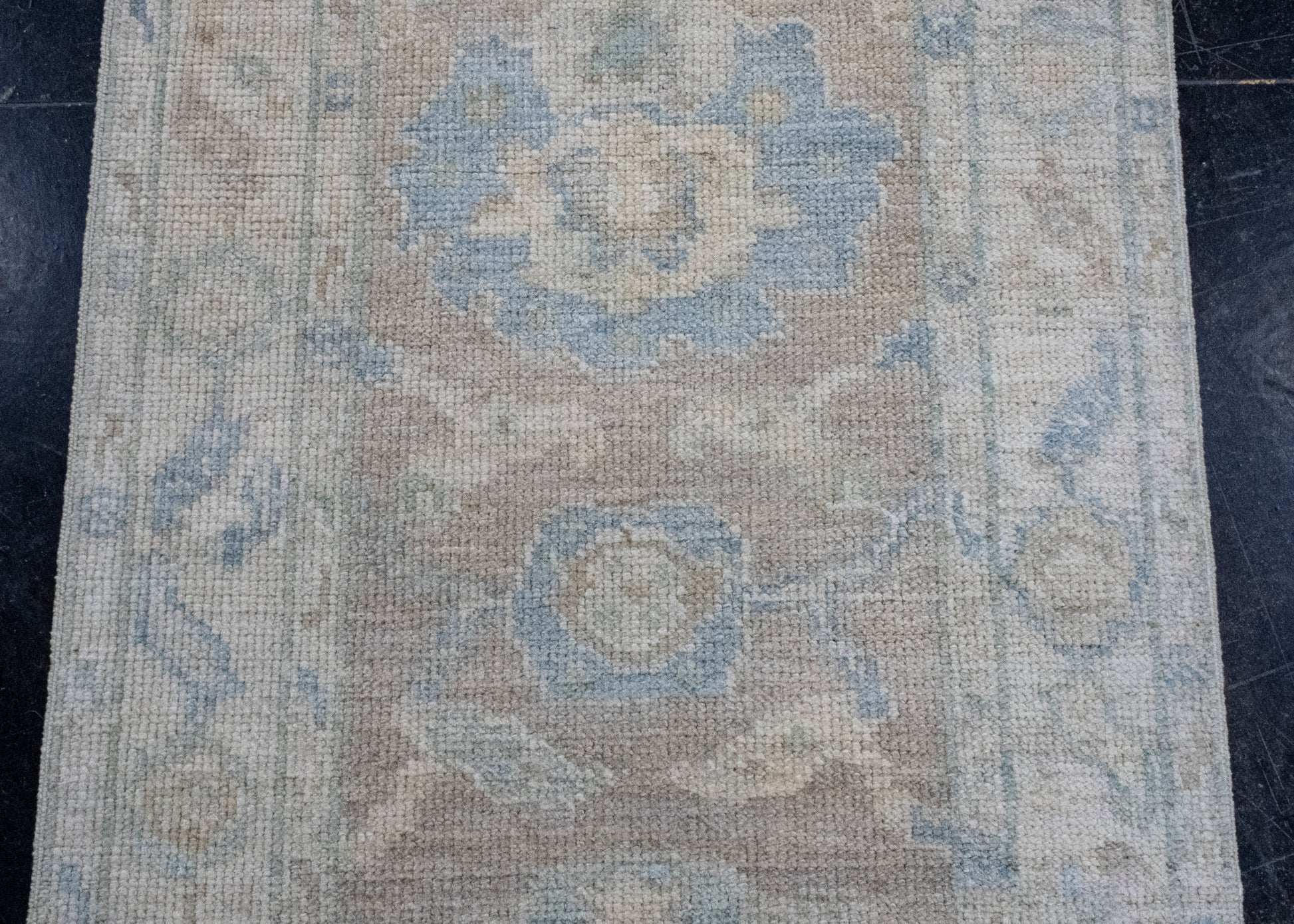 Turkish Oushak Runner Rug 2'3" x 10'1" #16197
