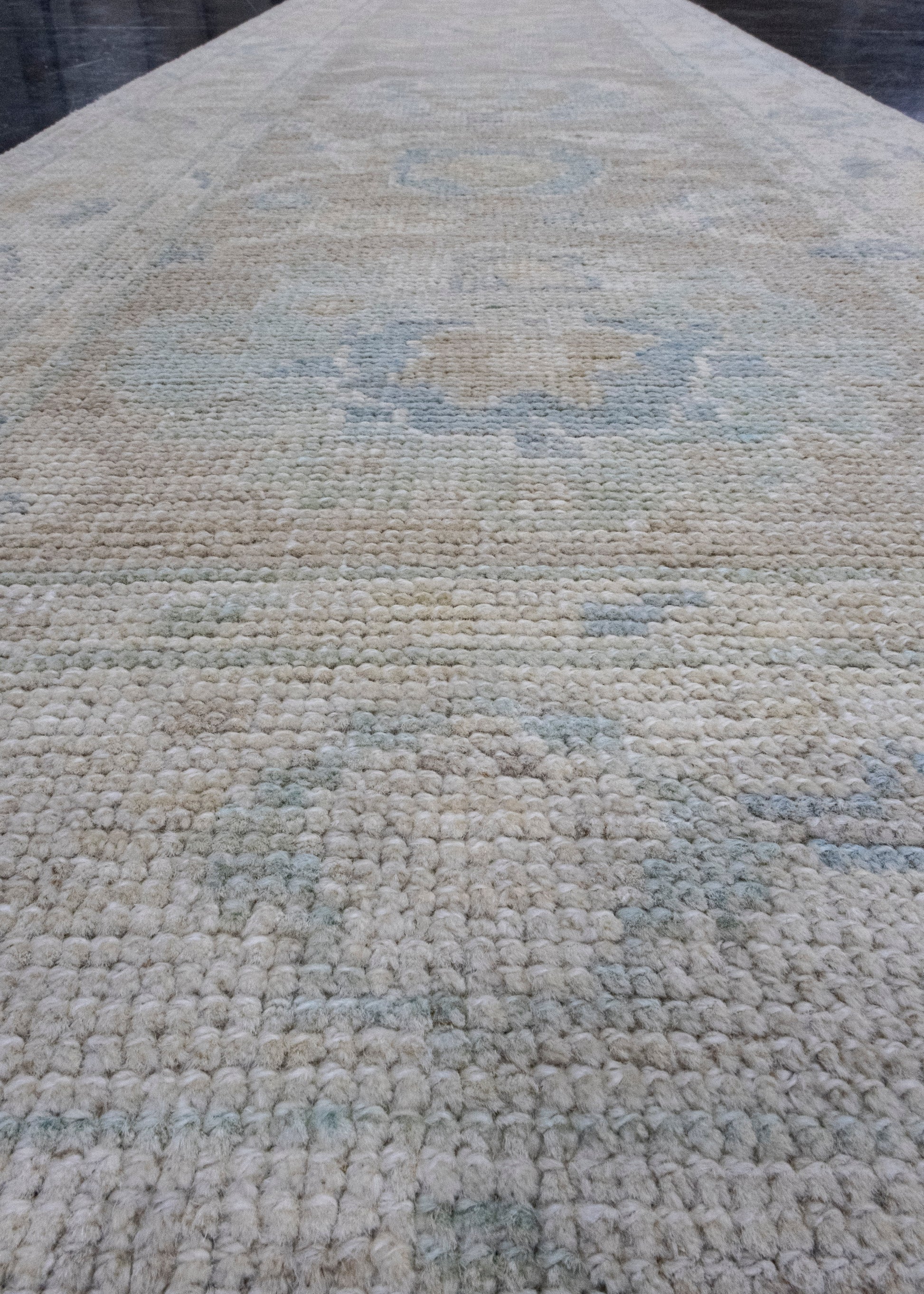Turkish Oushak Runner Rug 2'3" x 10'1" #16197