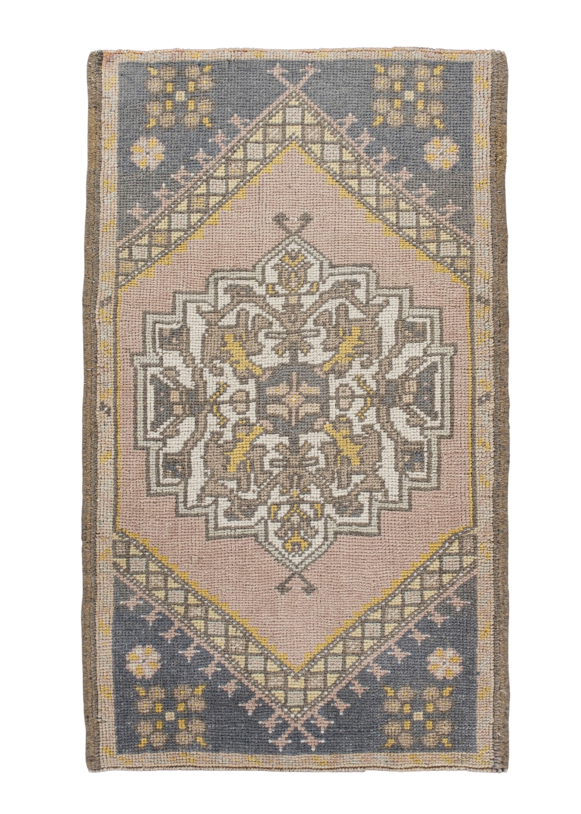 Oriental Hand Knotted Vintage Turkish Mini Rug 2' x 3'4" #10347