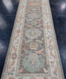 Turkish Oushak Runner Rug 2'10" x 10'1" #16001