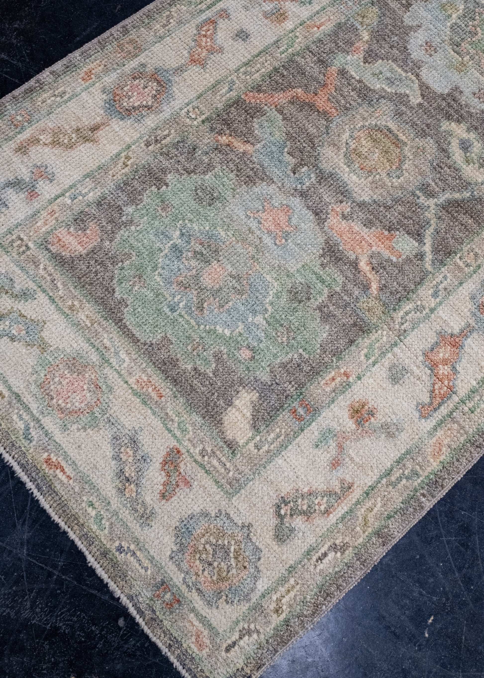Turkish Oushak Runner Rug 2'10" x 10'1" #16001