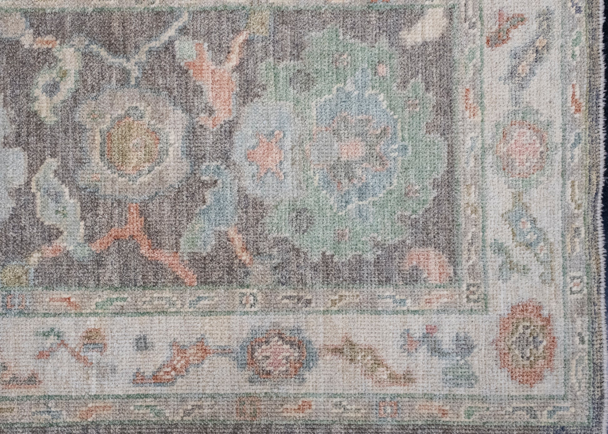 Turkish Oushak Runner Rug 2'10" x 10'1" #16001