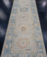 Turkish Oushak Runner Rug 3'1" x 10'2" #16382