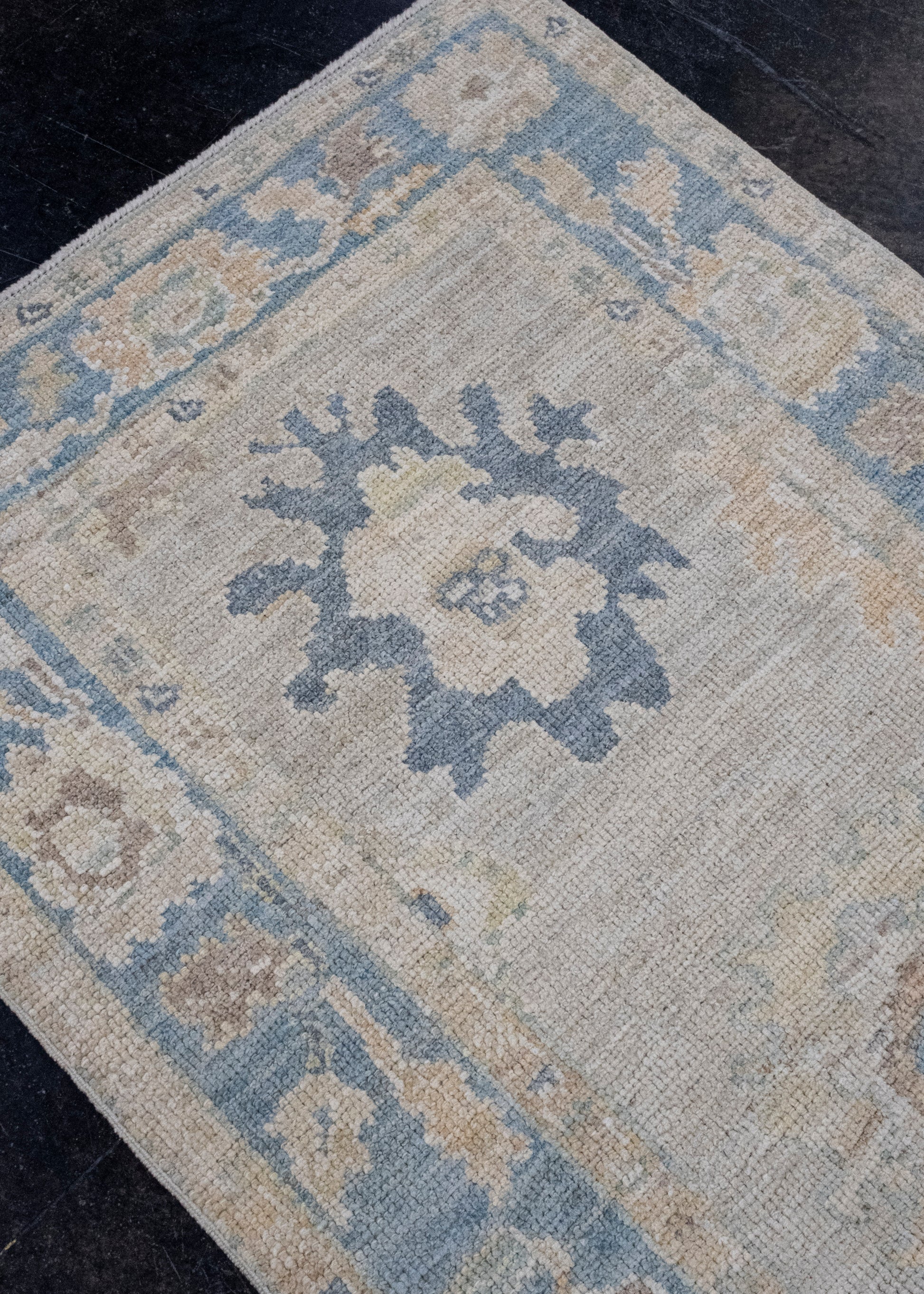 Turkish Oushak Runner Rug 3'1" x 10'2" #16382