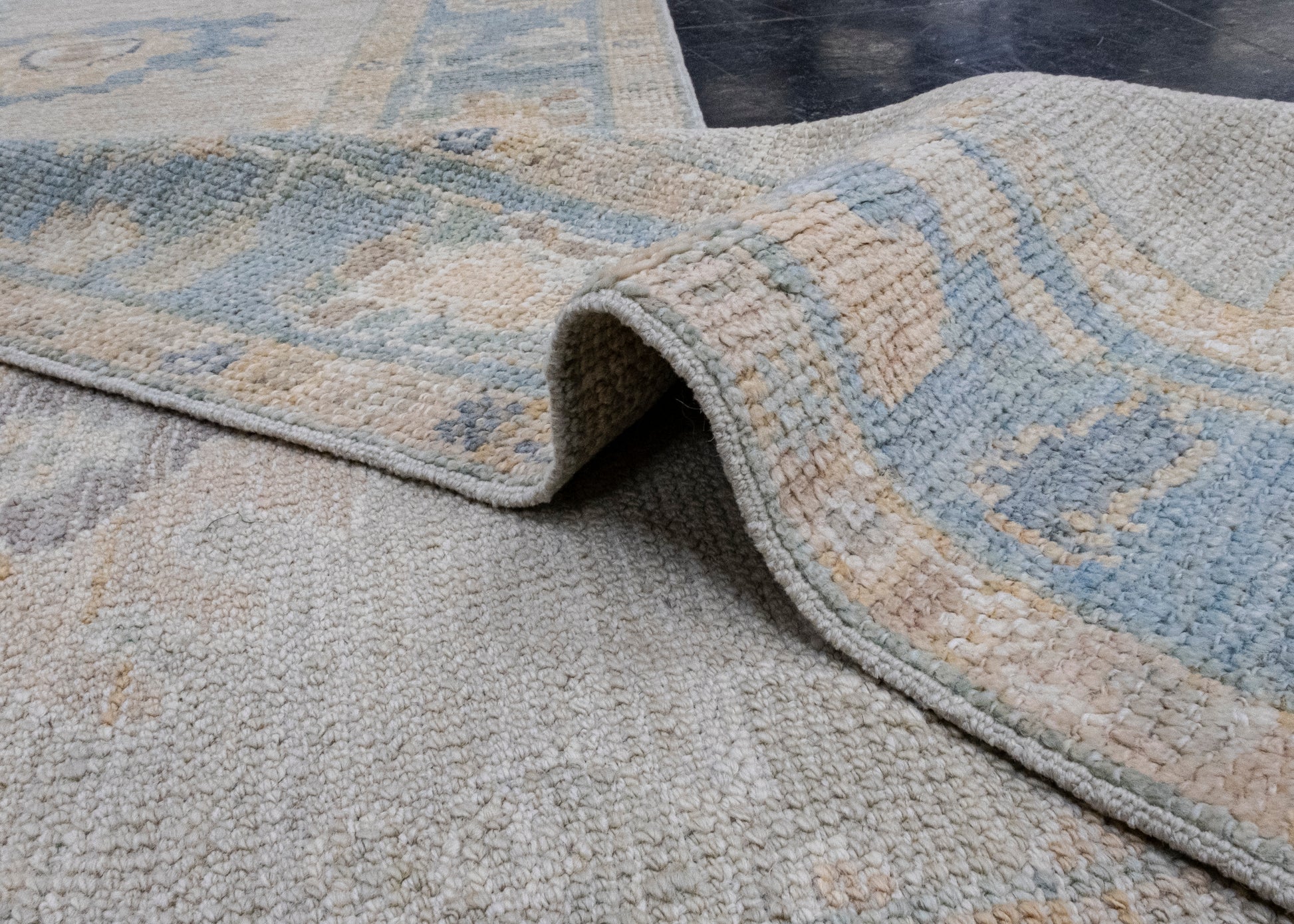 Turkish Oushak Runner Rug 3'1" x 10'2" #16382