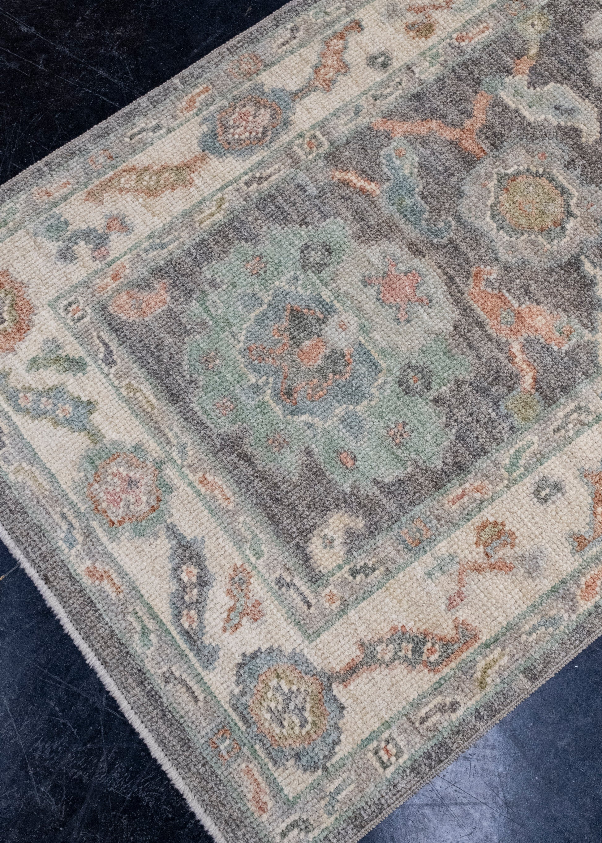 Turkish Oushak Runner Rug 2'8" x 10'3" #16172