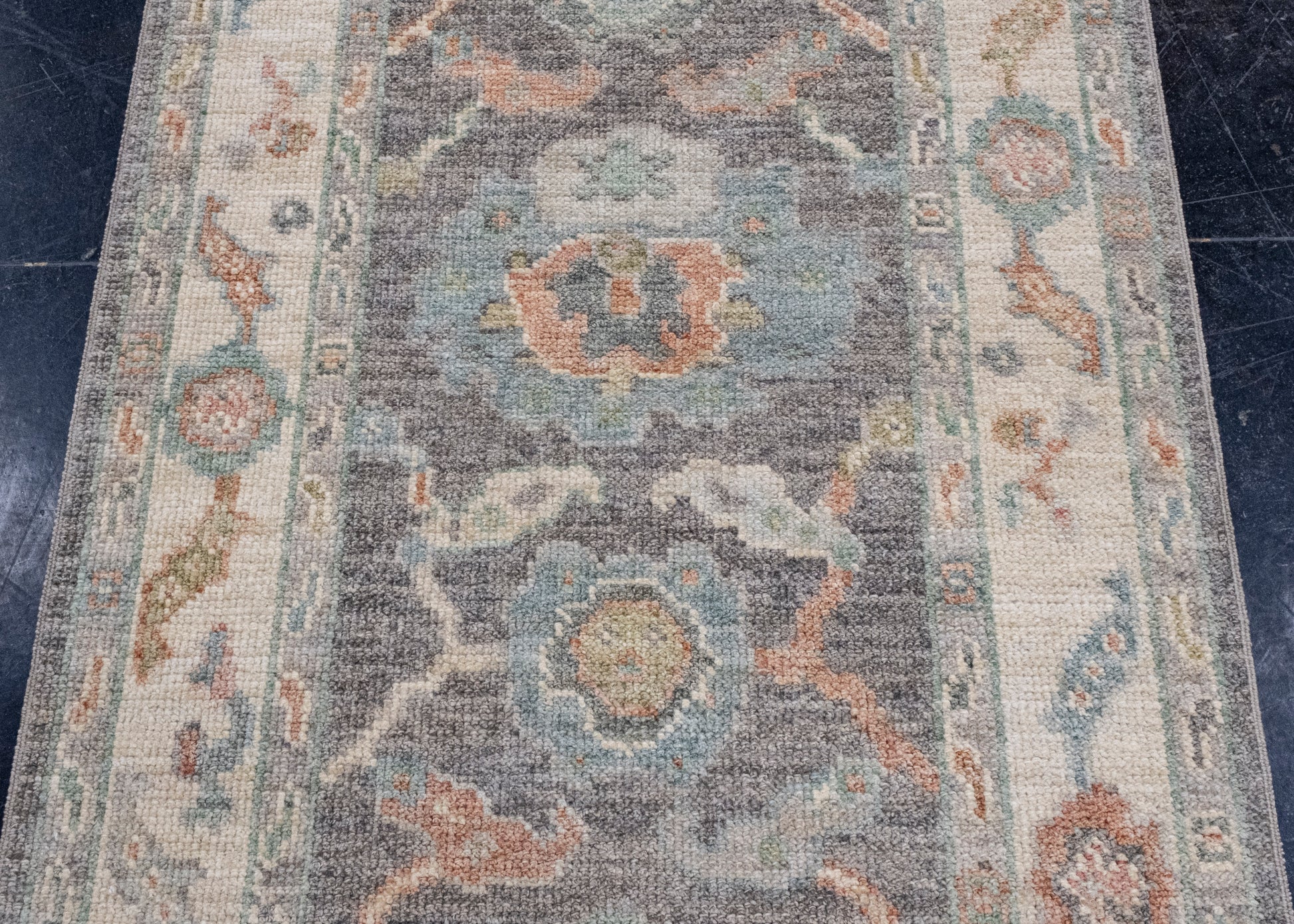 Turkish Oushak Runner Rug 2'8" x 10'3" #16172