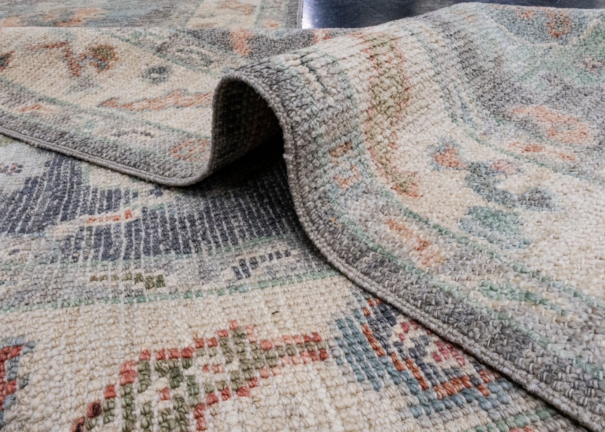 Turkish Oushak Runner Rug 2'8" x 10'3" #16172