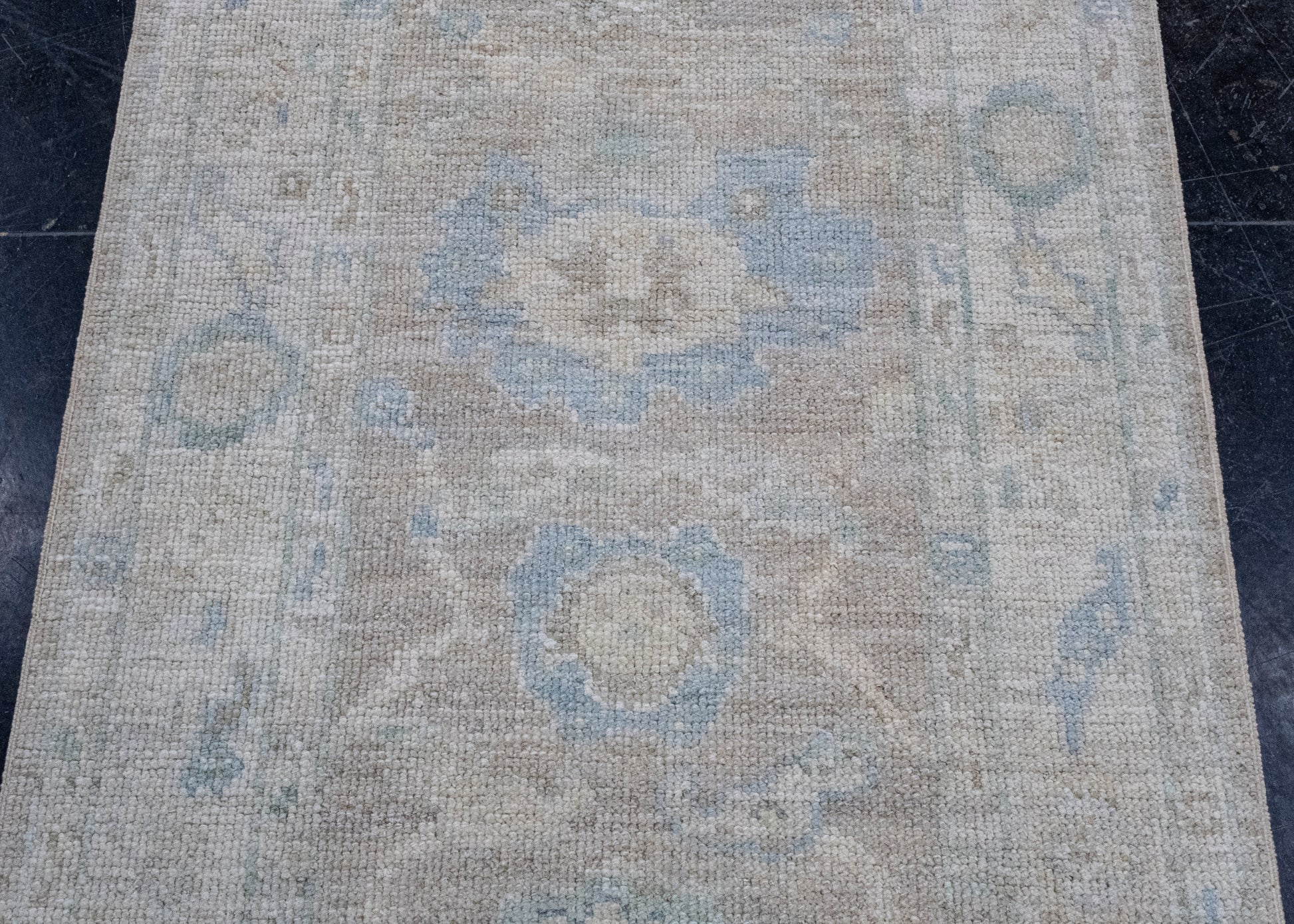 Turkish Oushak Runner Rug 2'8" x 10'3" #16284