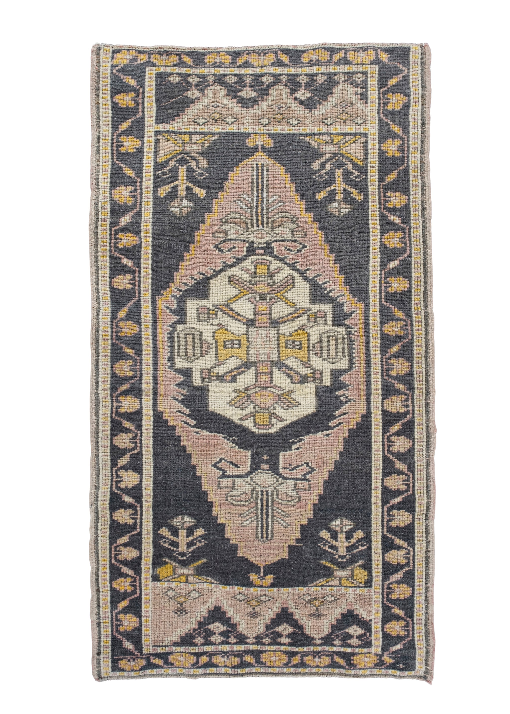 Small Rug fashion ,Vintage Area Rug, Hand woven Turkish Rug, Oriental Rug, Wool and Natural Dye 2'10