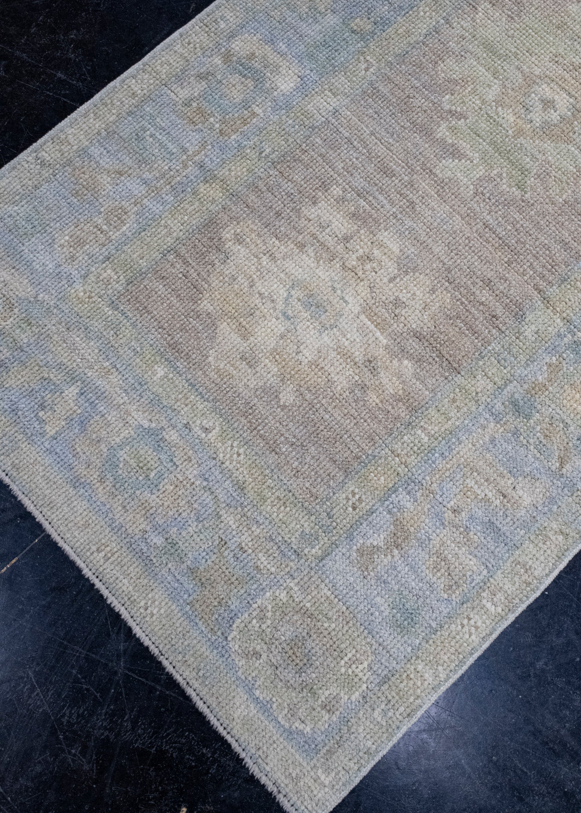 Turkish Oushak Runner Rug 2'8" x 10'1" #16190