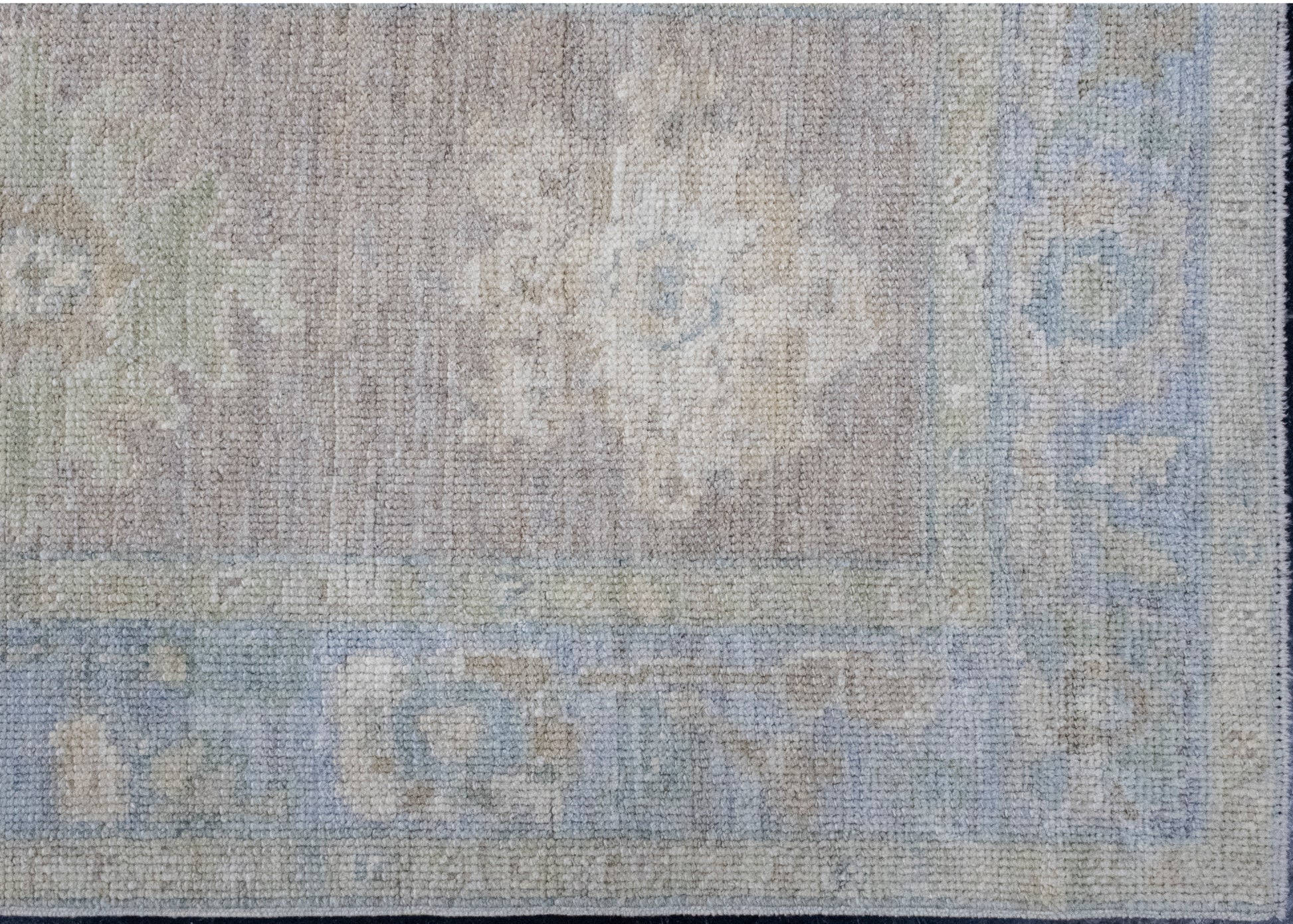 Turkish Oushak Runner Rug 2'8" x 10'1" #16190