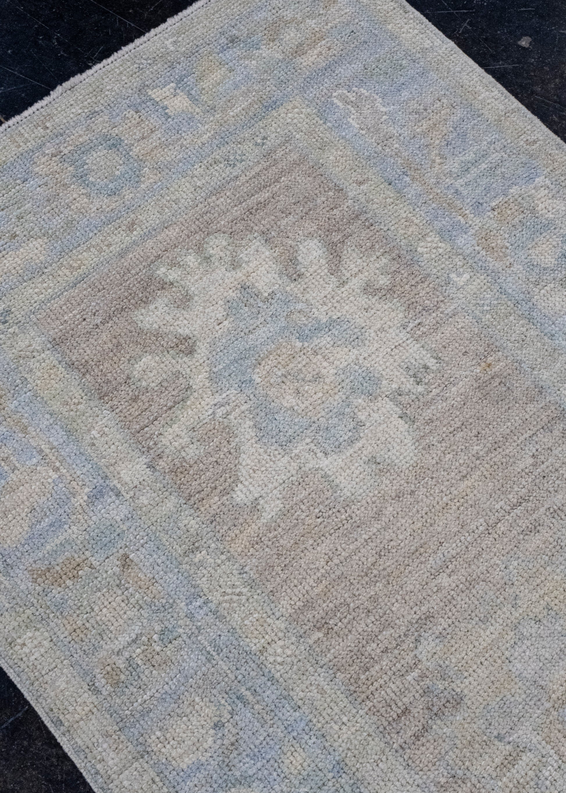 Turkish Oushak Runner Rug 2'8" x 10'1" #16190