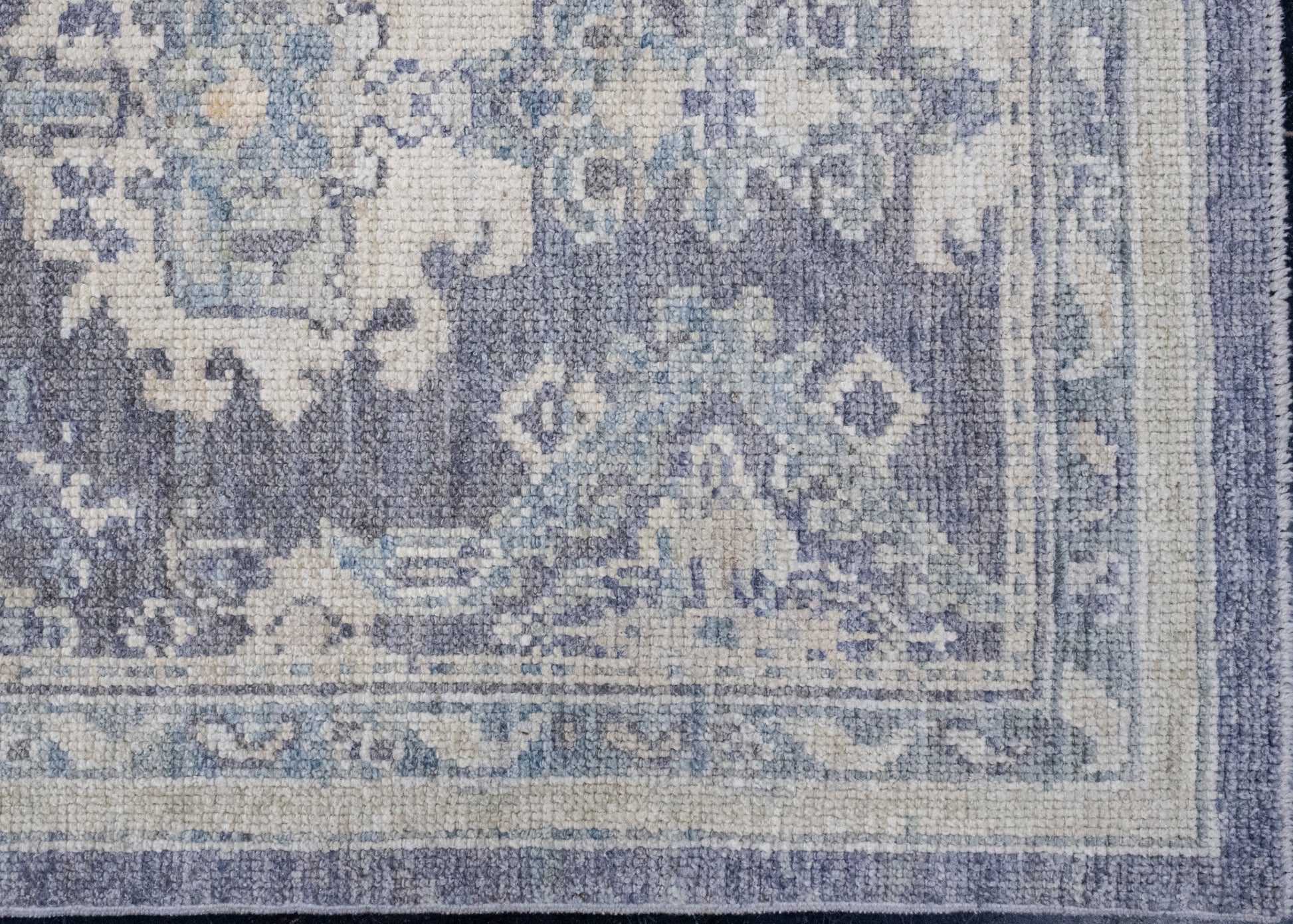 Turkish Oushak Runner Rug 2'10" x 9'11" #16292