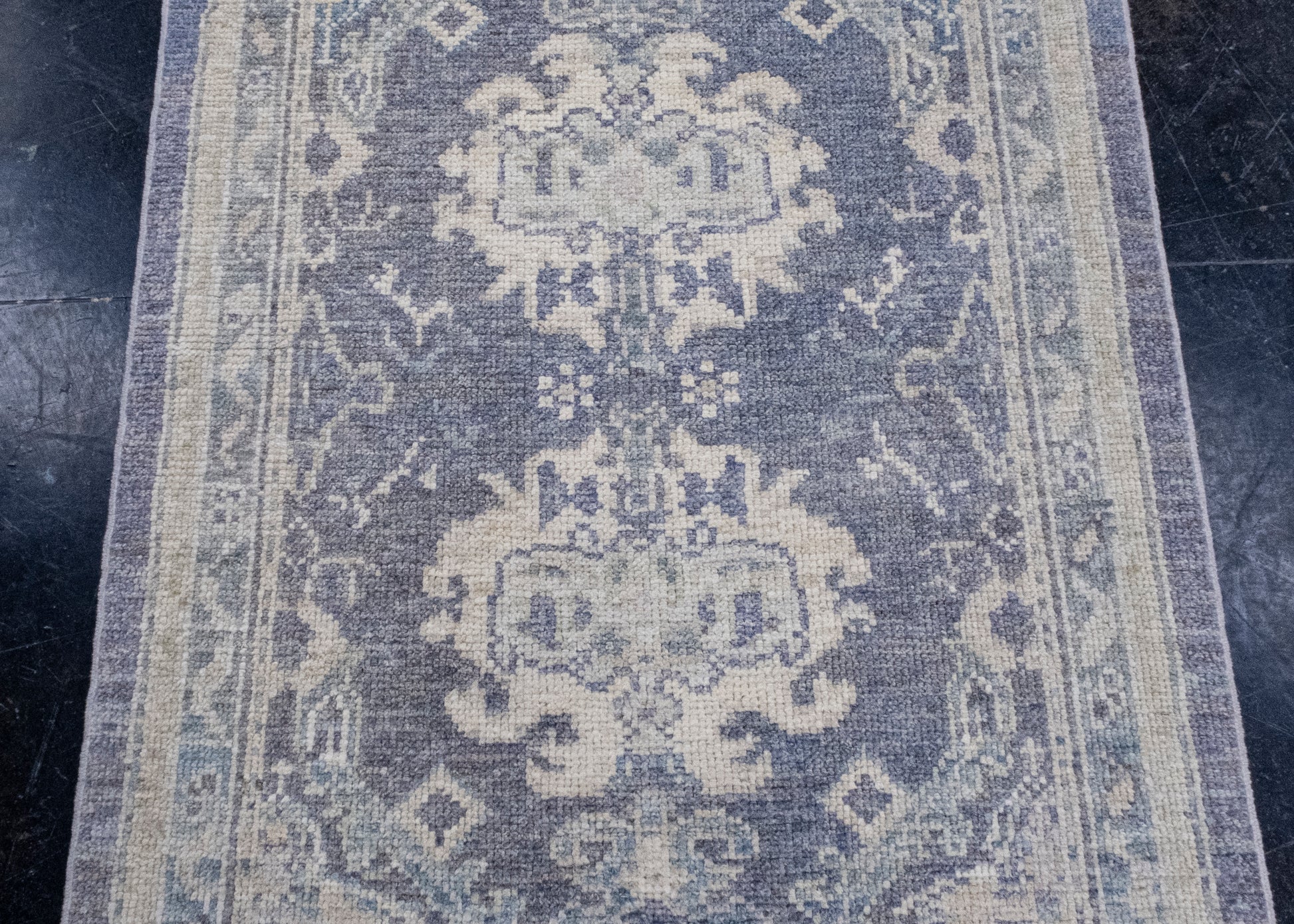 Turkish Oushak Runner Rug 2'10" x 9'11" #16292