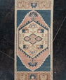 Oriental Hand Knotted Vintage Turkish Mini Rug 1'5" x 3'1" #10186