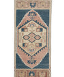 Oriental Hand Knotted Vintage Turkish Mini Rug 1'5" x 3'1" #10186