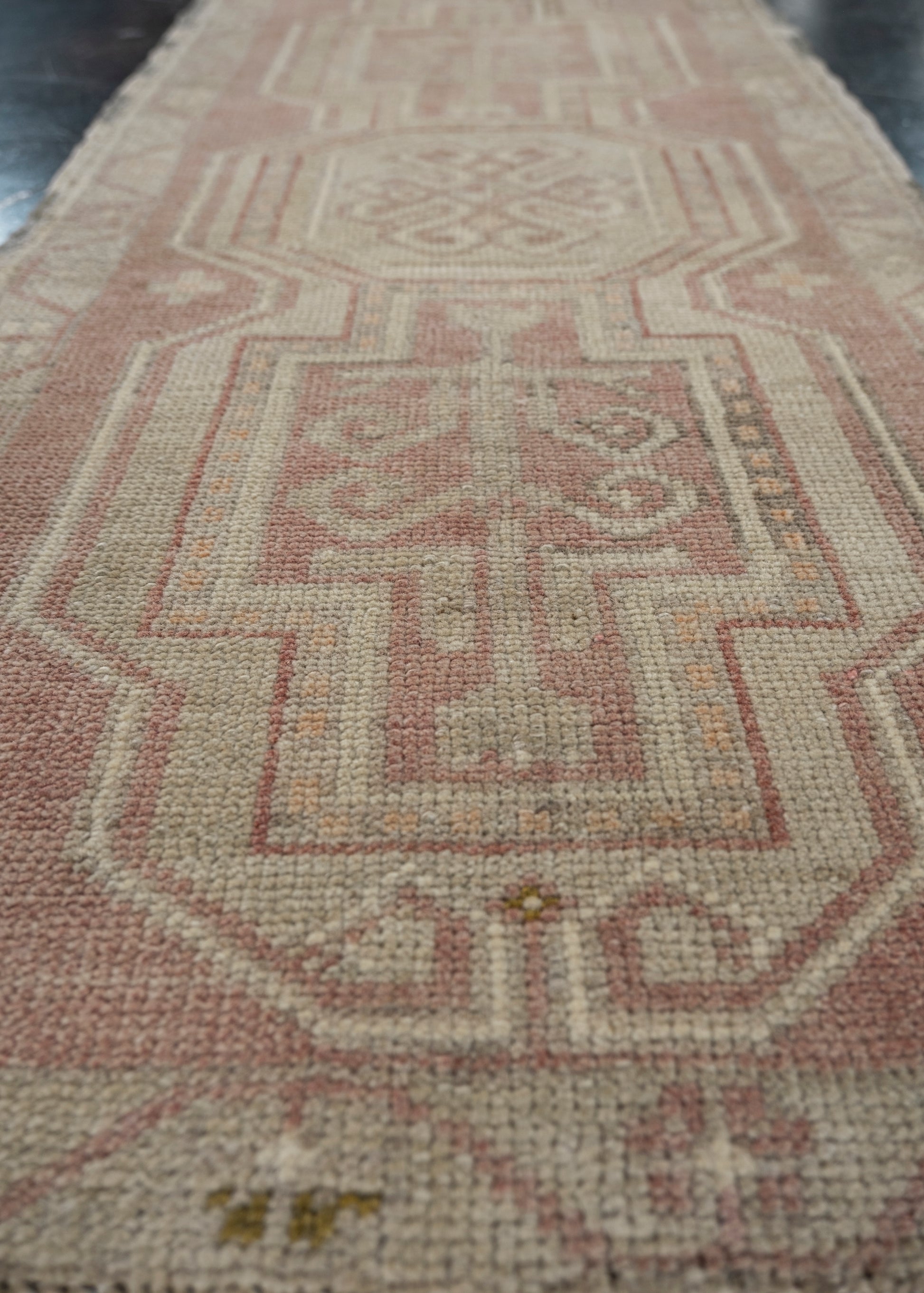 Oriental Hand Knotted Vintage Turkish Mini Rug 1'7" x 3'4" #10204