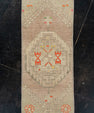 Oriental Hand Knotted Vintage Turkish Mini Rug 1'4" x 3' #10411