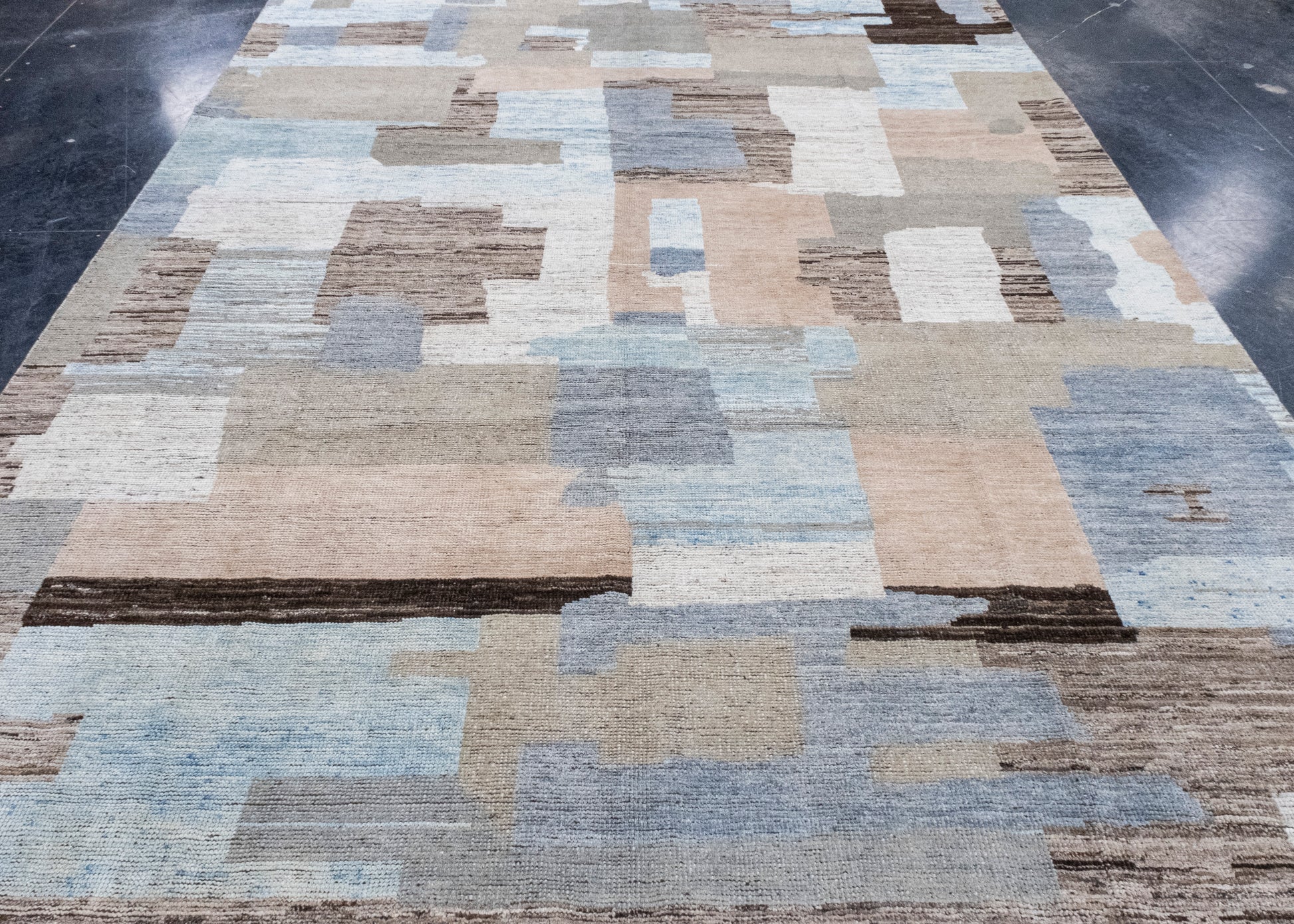 Hand Knotted Modern Rug 8'2" x 10'4" #16880