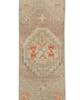 Oriental Hand Knotted Vintage Turkish Mini Rug 1'4" x 3' #10411