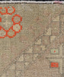 Oriental Hand Knotted Vintage Turkish Mini Rug 1'4" x 3' #10411