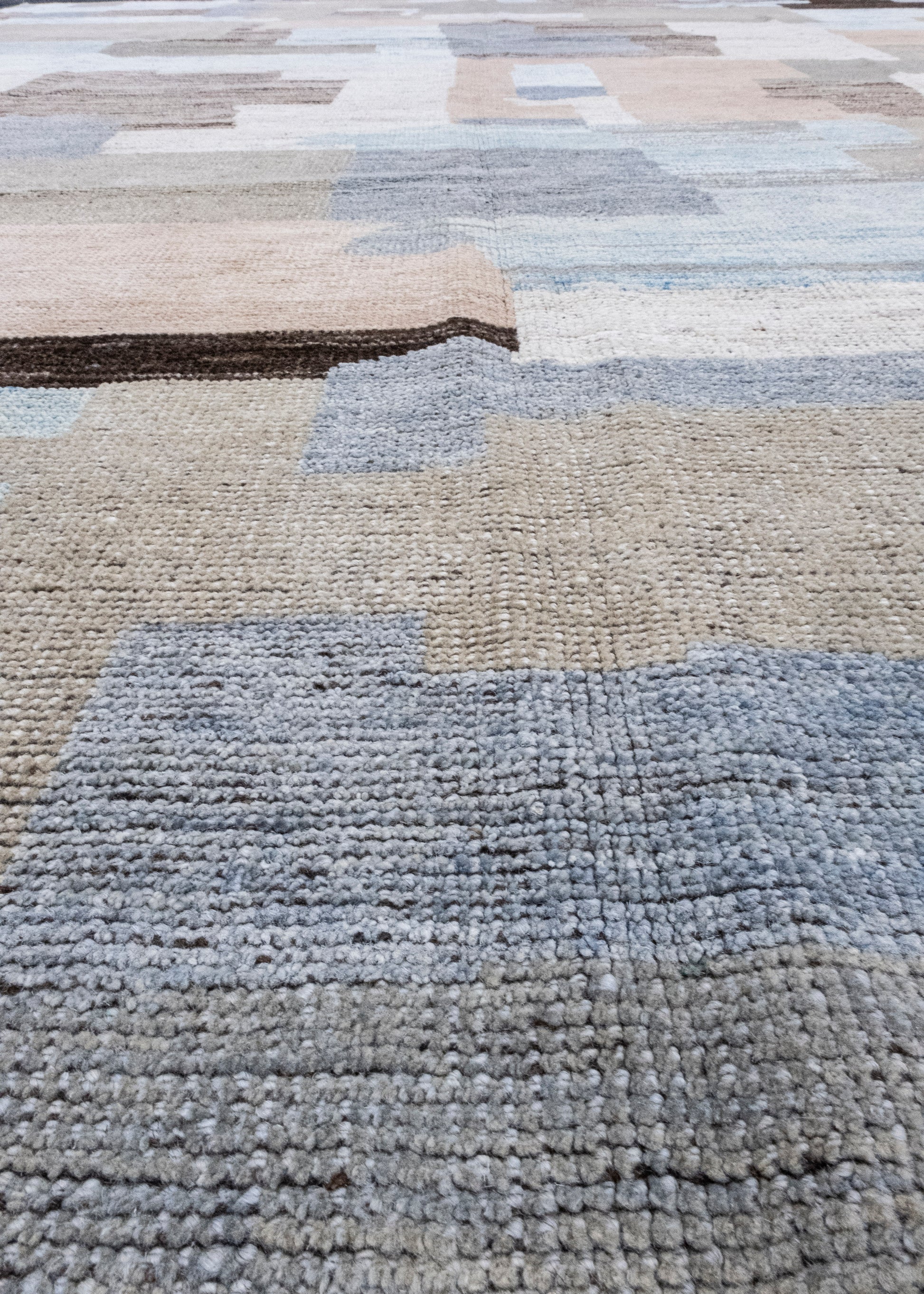 Hand Knotted Modern Rug 8'2" x 10'4" #16880