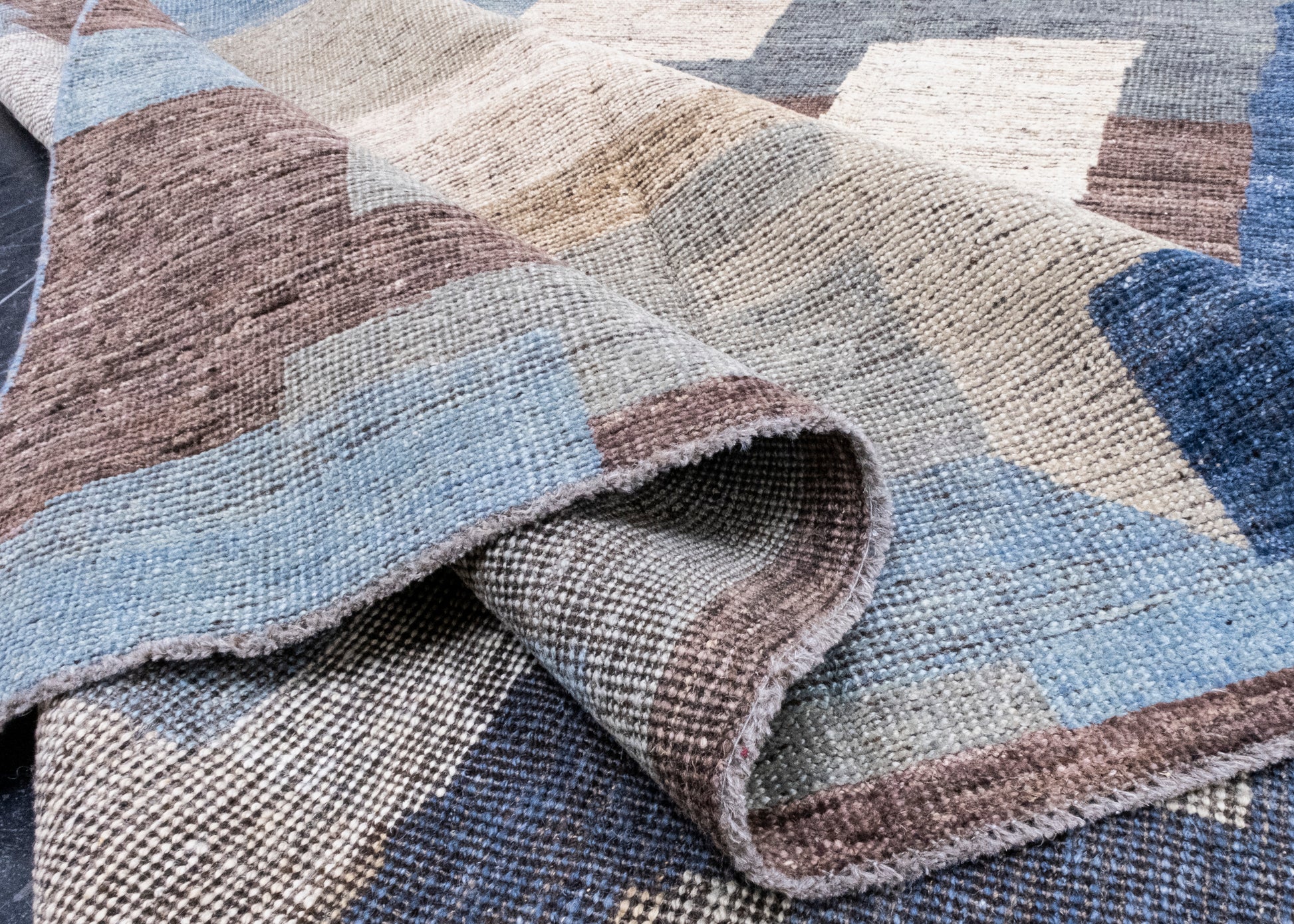 Hand Knotted Modern Rug 7'11" x 10'10" #16995