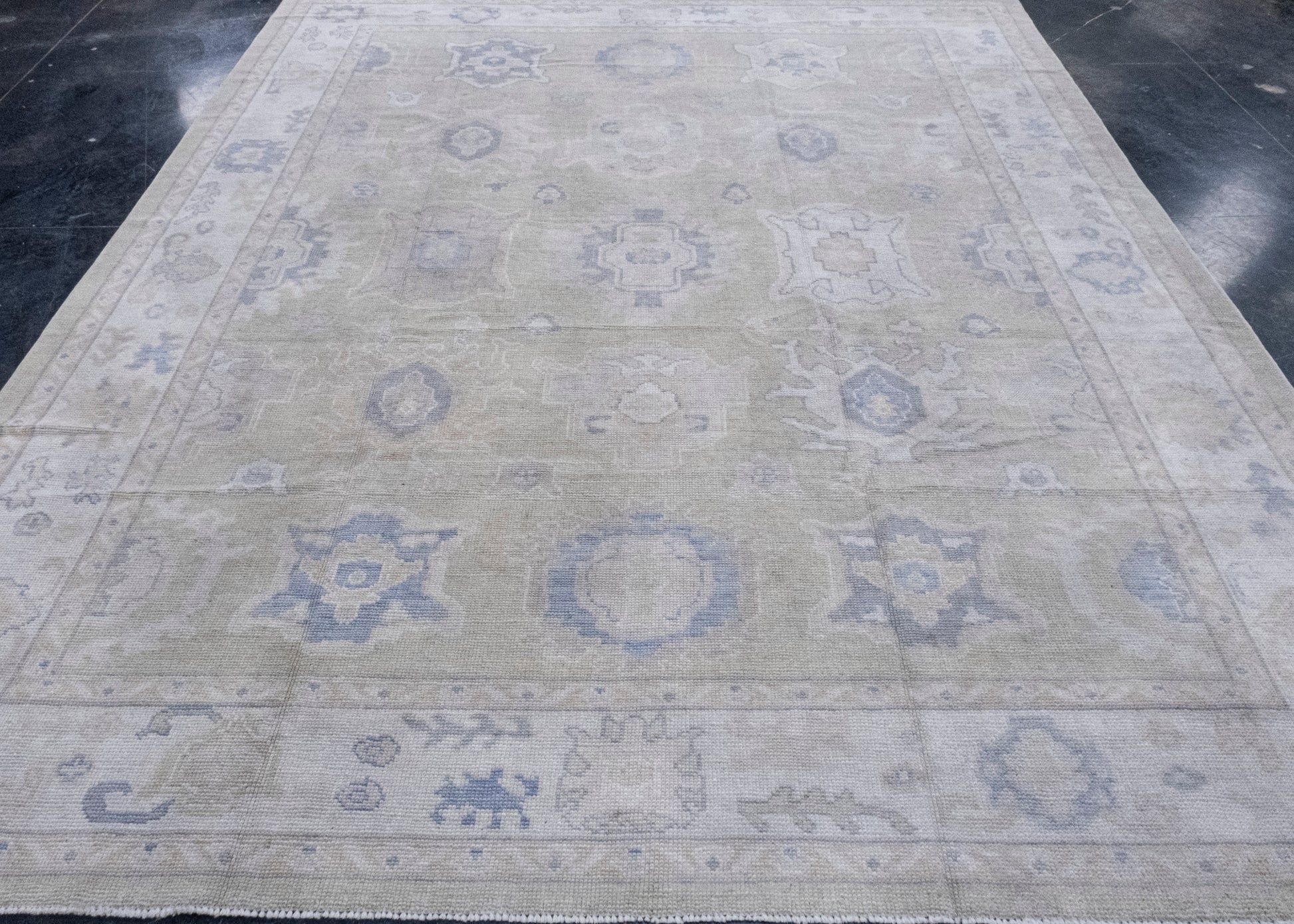 Turkish Oushak Rug 8'6" x 10'6" #16884
