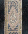 Oriental Hand Knotted Vintage Turkish Mini Rug 1'7" x 3'4" #10500