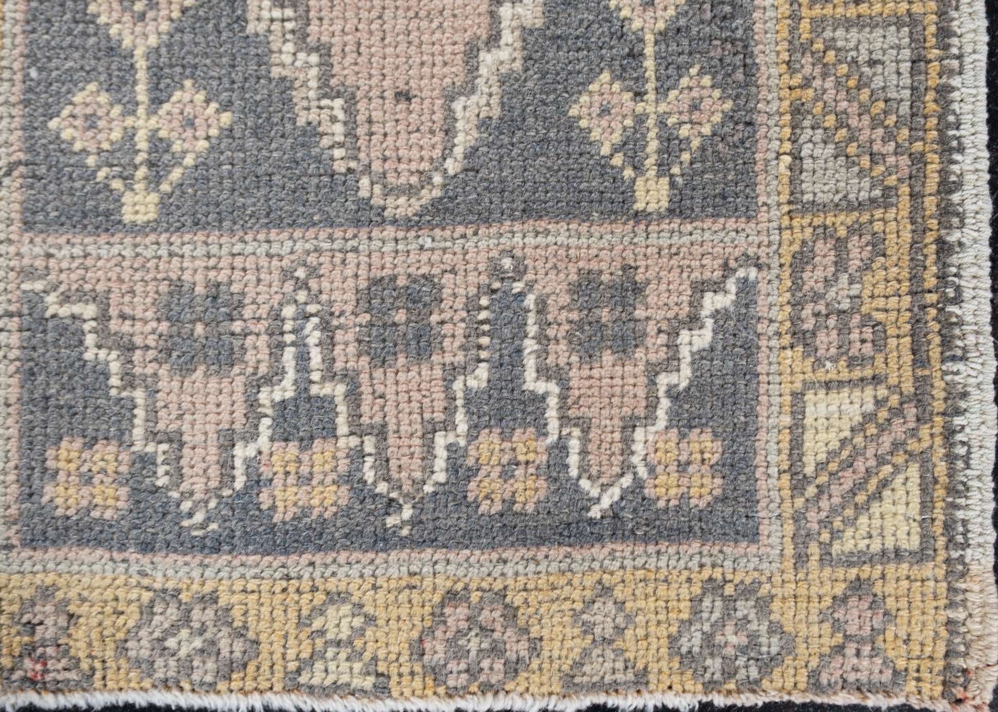 Oriental Hand Knotted Vintage Turkish Mini Rug 1'7" x 3'4" #10500