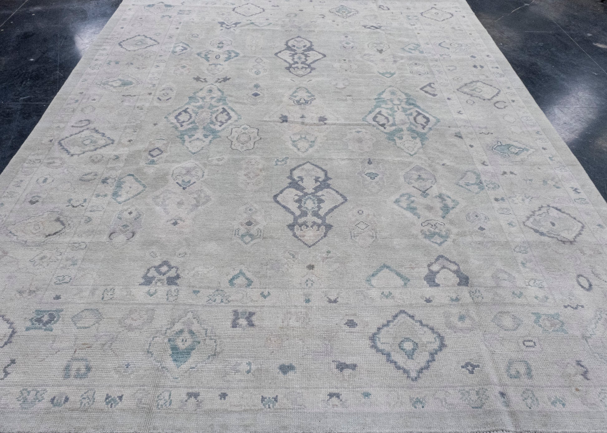 Turkish Oushak Rug 8'2" x 10'1" #16881