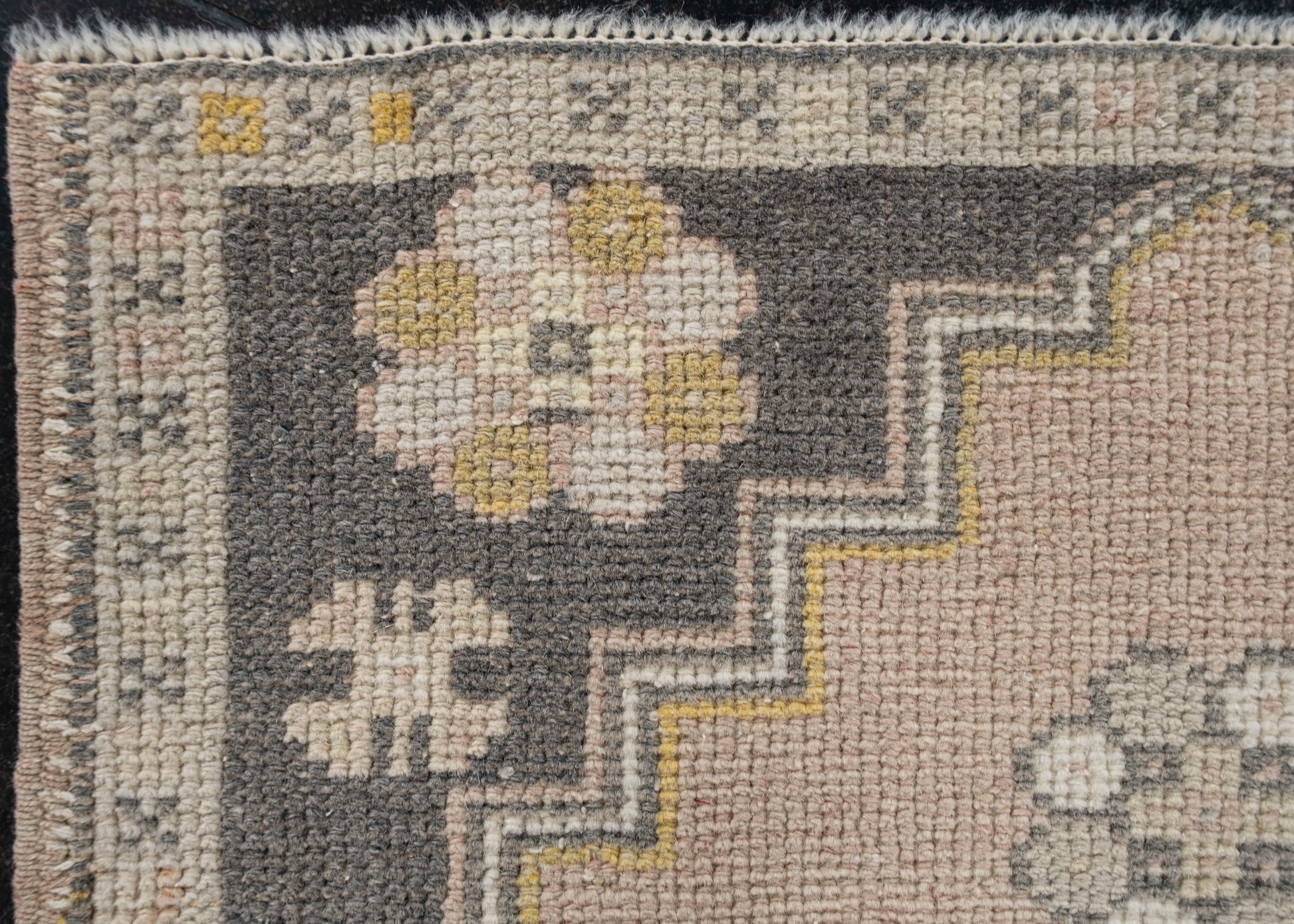 Oriental Hand Knotted Vintage Turkish Mini Rug 1'9" x 3'3" #10583