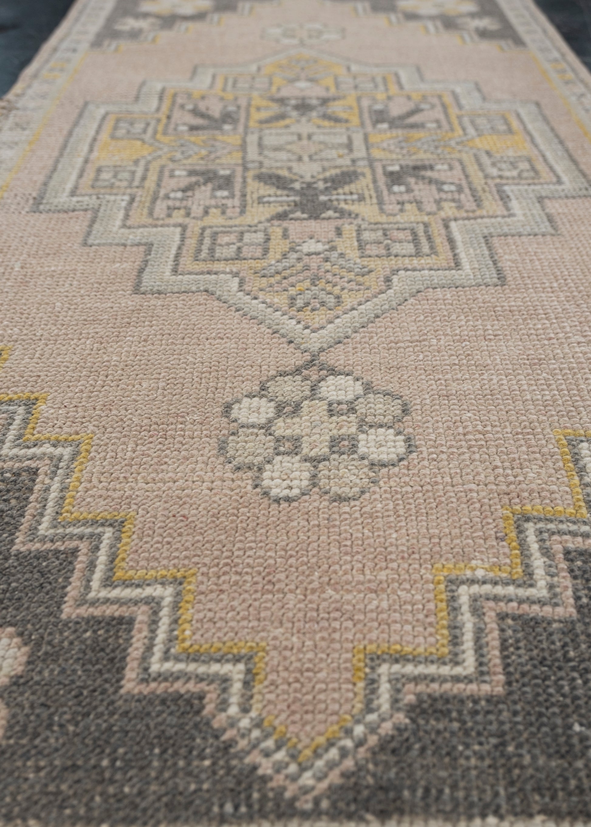 Oriental Hand Knotted Vintage Turkish Mini Rug 1'9" x 3'3" #10583