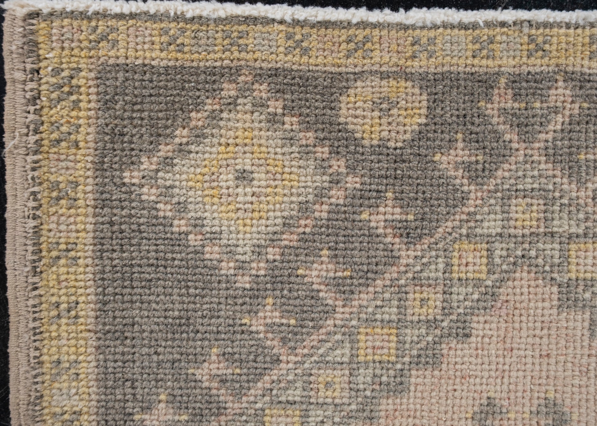 Oriental Hand Knotted Vintage Turkish Mini Rug 1'10" x 3'10" #10272