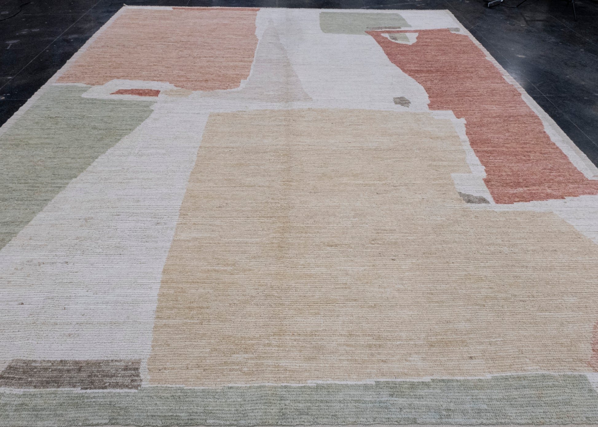 Hand Knotted Modern Rug 10'10" x 13'9" #9029