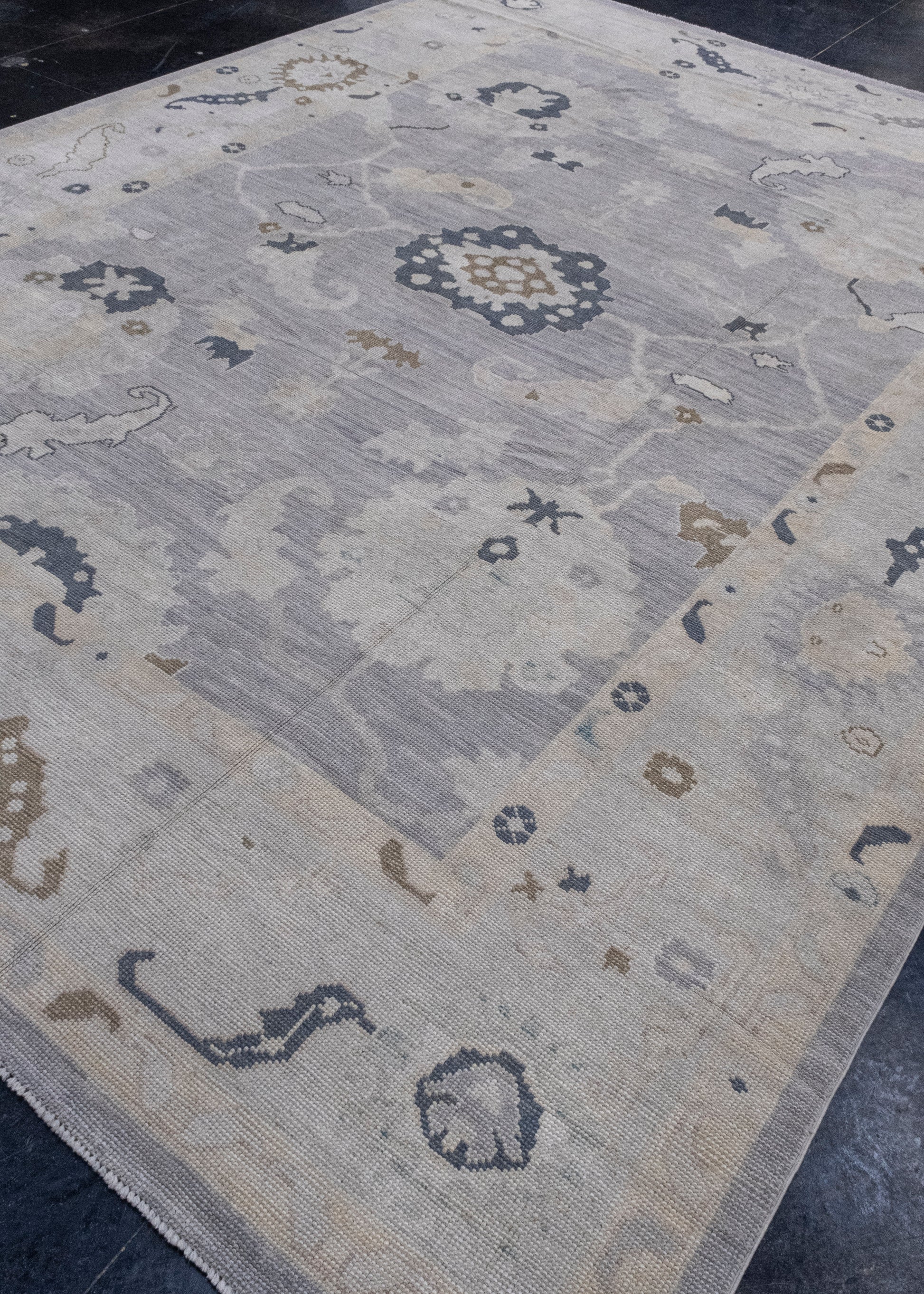 Turkish Oushak Rug 9'7" x 12'9" #16991