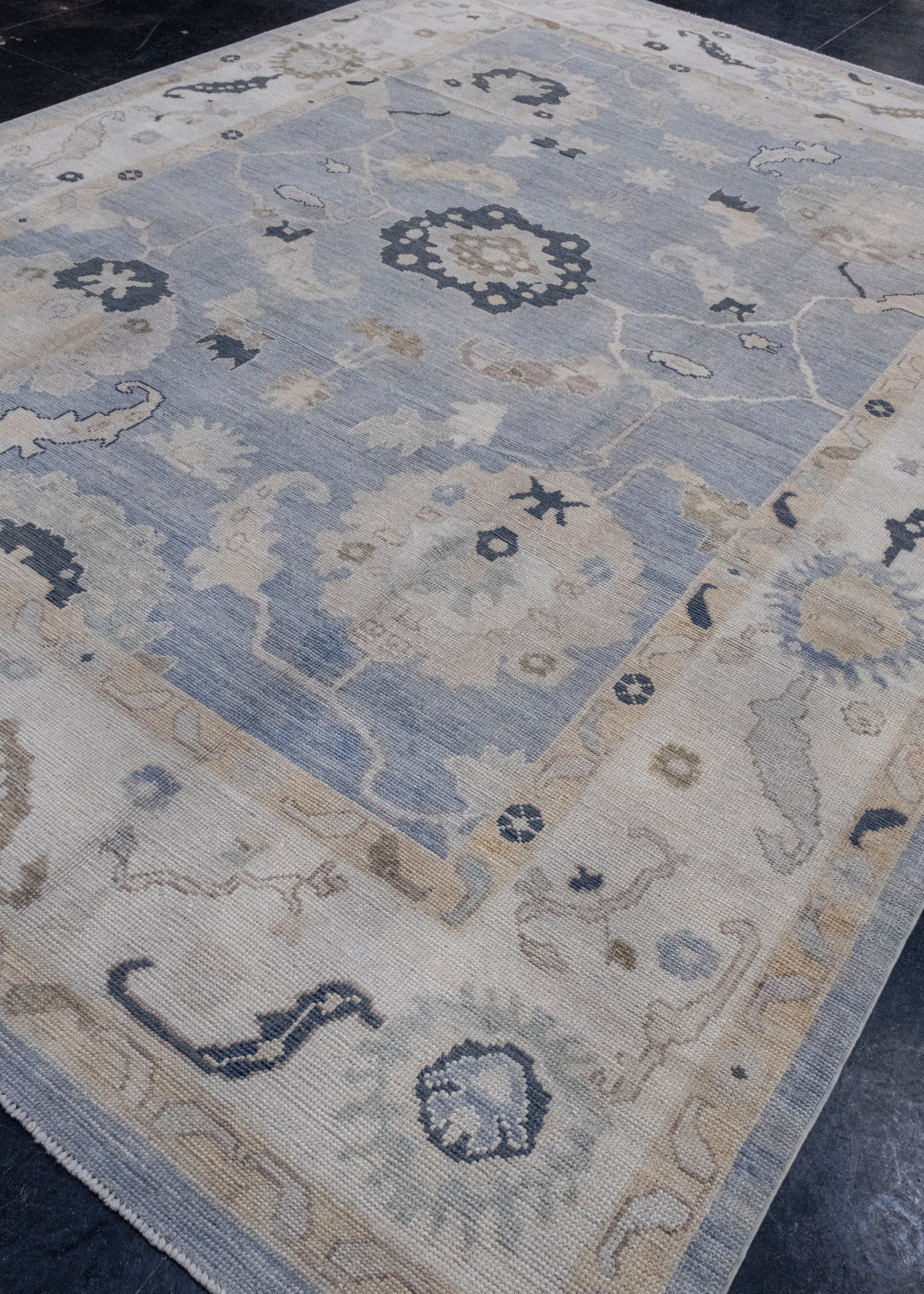 Turkish Oushak Rug 9' x 12'7" #16992