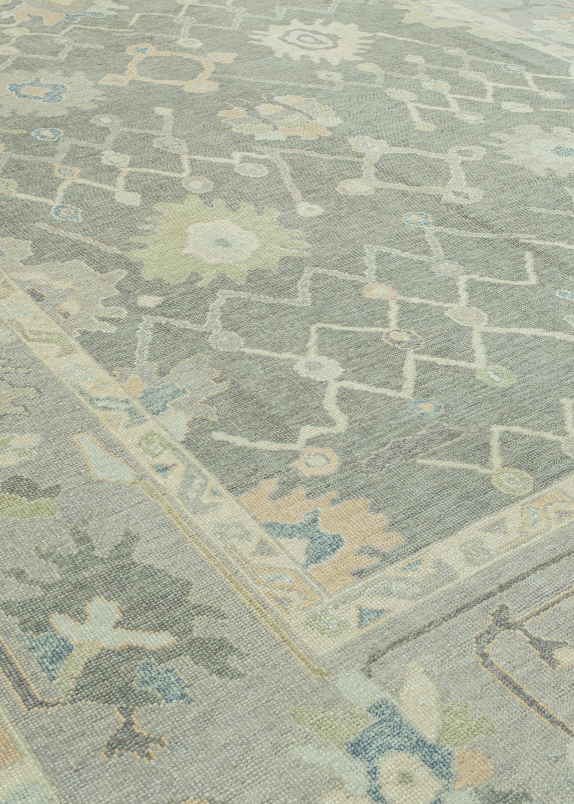Turkish Oushak Rug 10'8" x 14'1" #12118