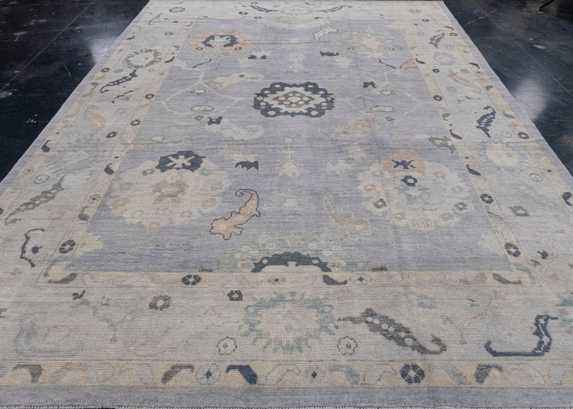 Turkish Oushak Rug 9'2" x 12'8" #16965