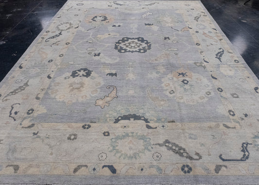 Turkish Oushak Rug 9'2" x 12'8" #16965