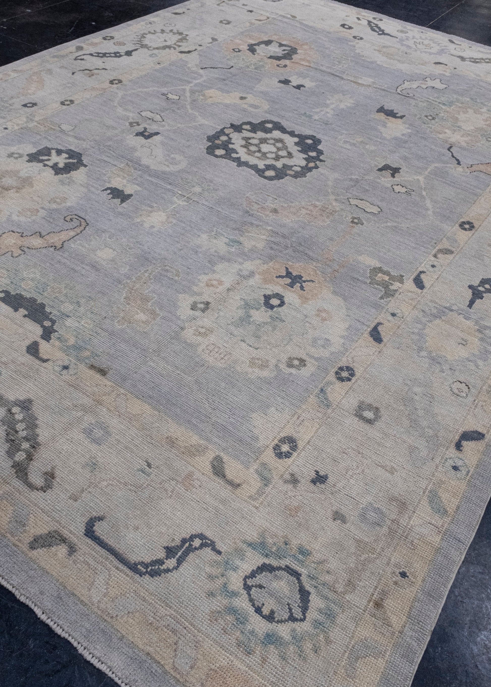 Turkish Oushak Rug 9'2" x 12'8" #16965
