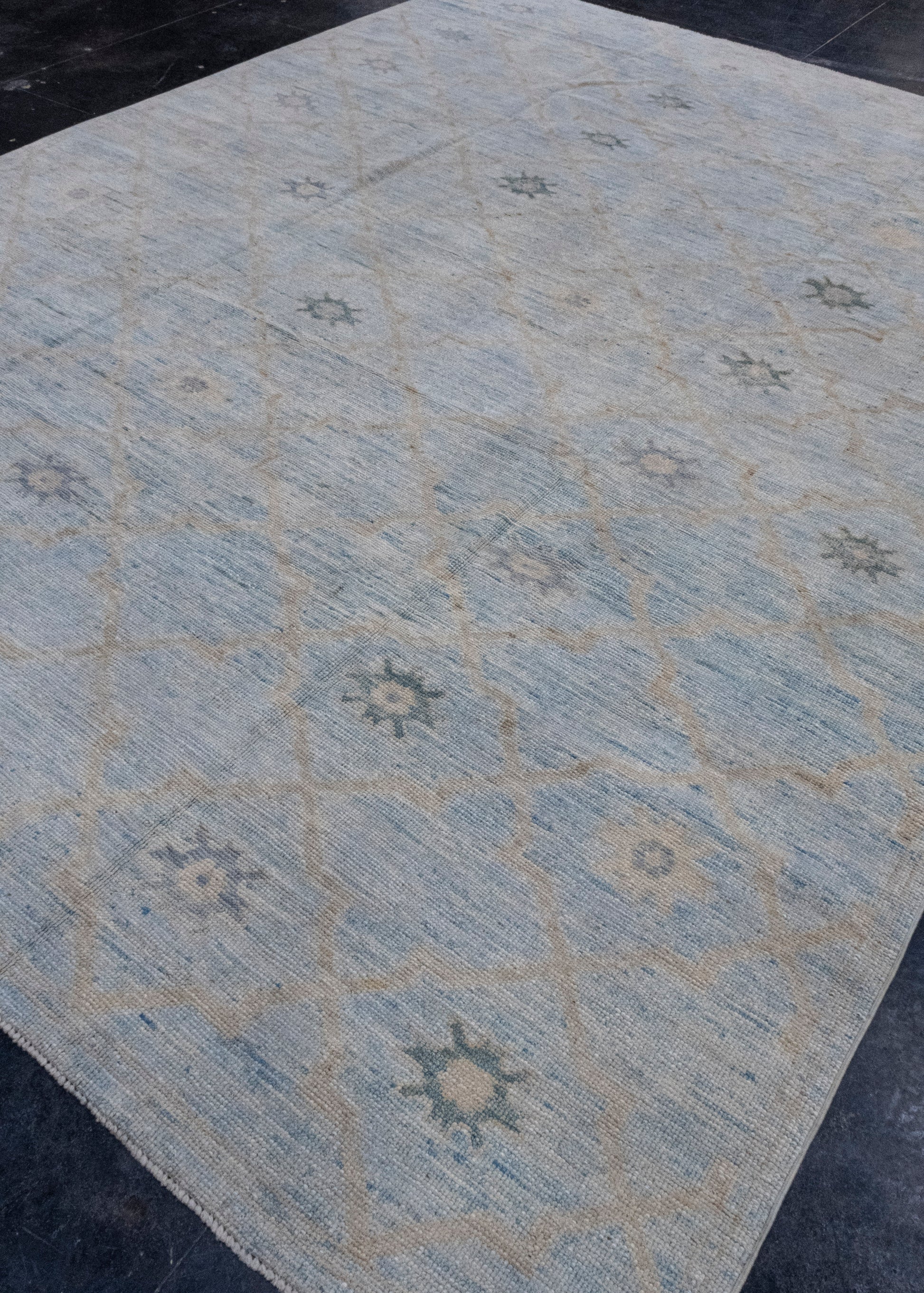 Turkish Oushak Rug 9'2" x 11'8" #16967