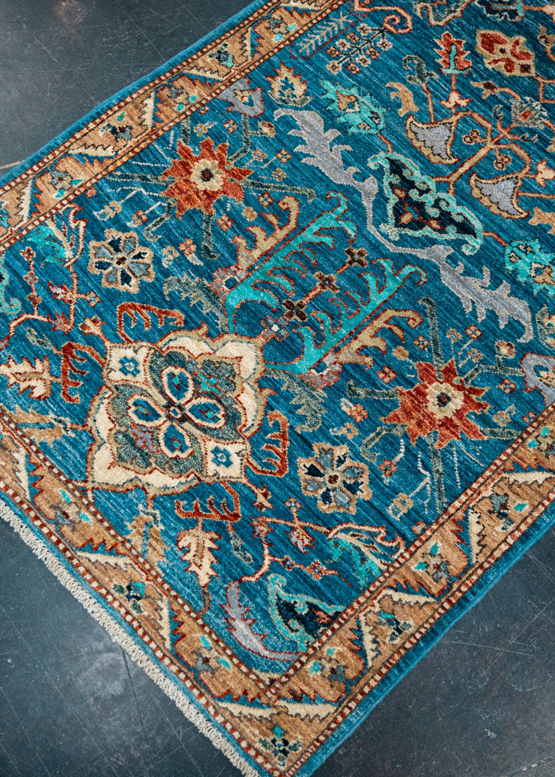 Oriental Hand Knotted Rug Runner 2'7" x 6'4" #6004