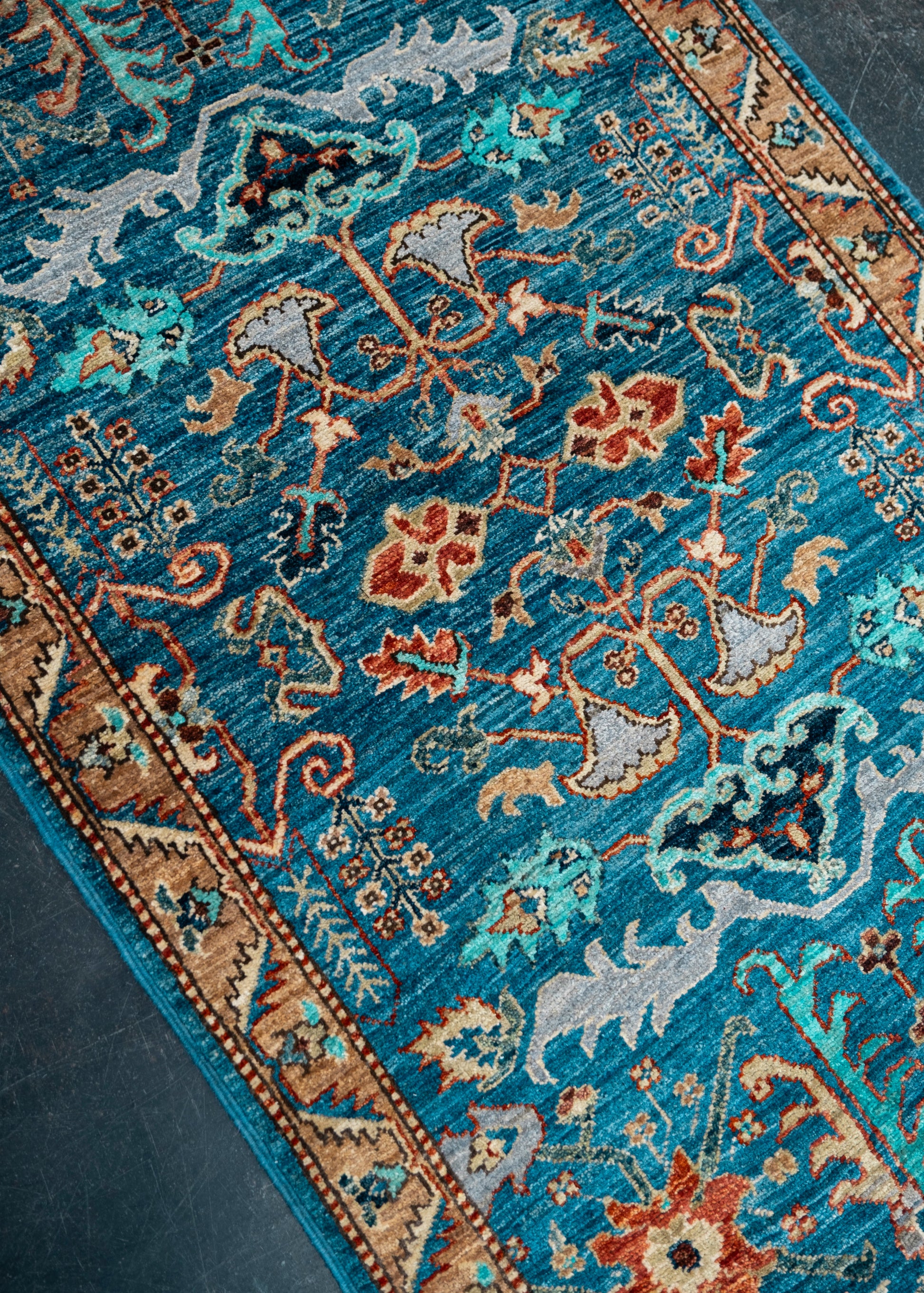 Oriental Hand Knotted Rug Runner 2'7" x 6'4" #6004
