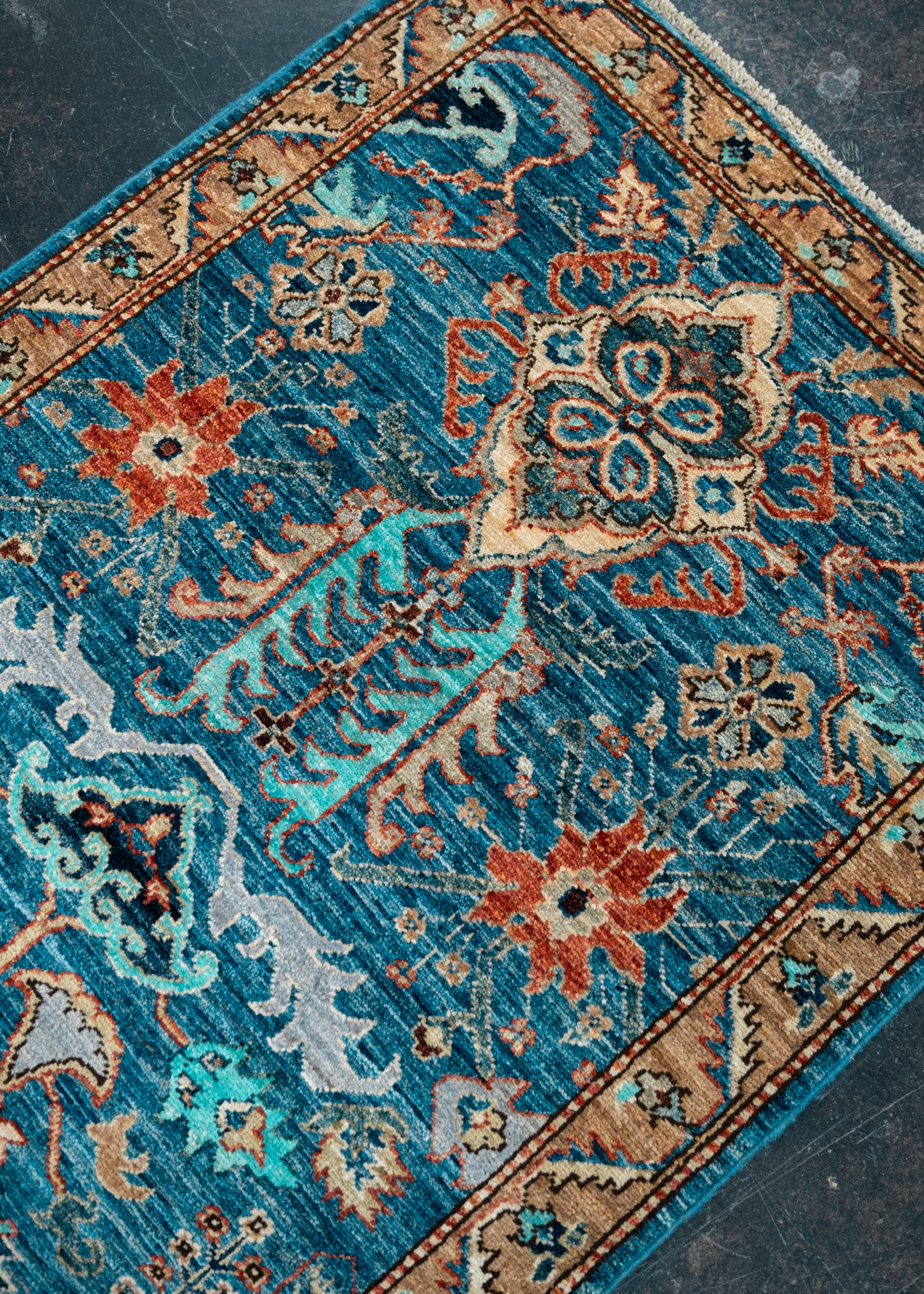 Oriental Hand Knotted Rug Runner 2'7" x 6'4" #6004