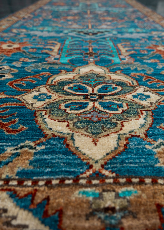 Oriental Hand Knotted Rug Runner 2'7" x 6'4" #6004