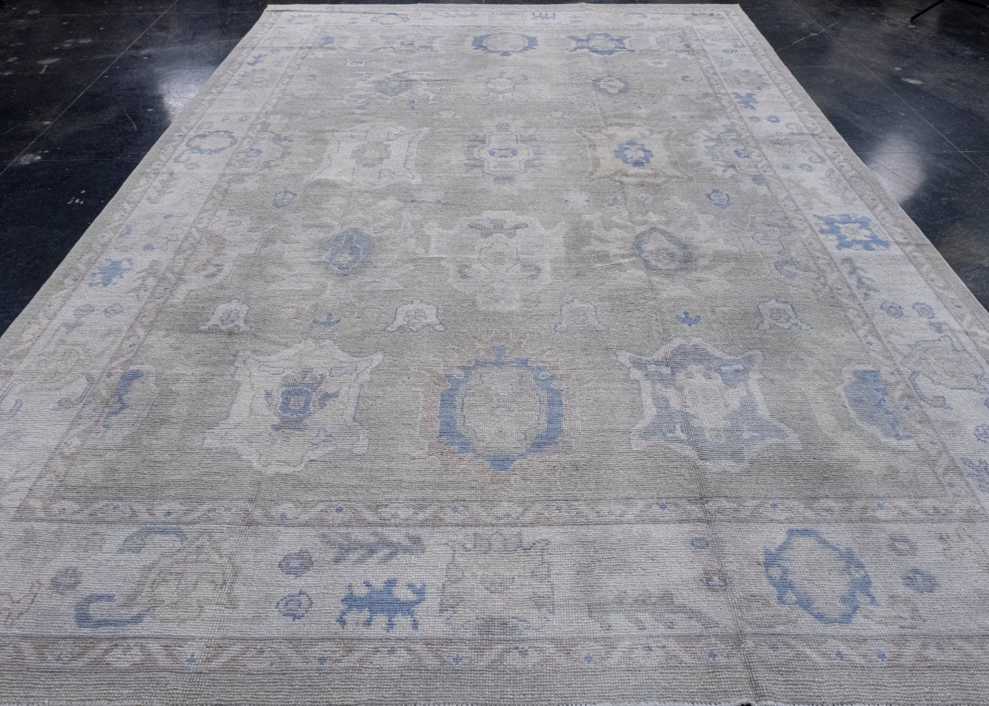 Turkish Oushak Rug 9' x 13'2" #16956