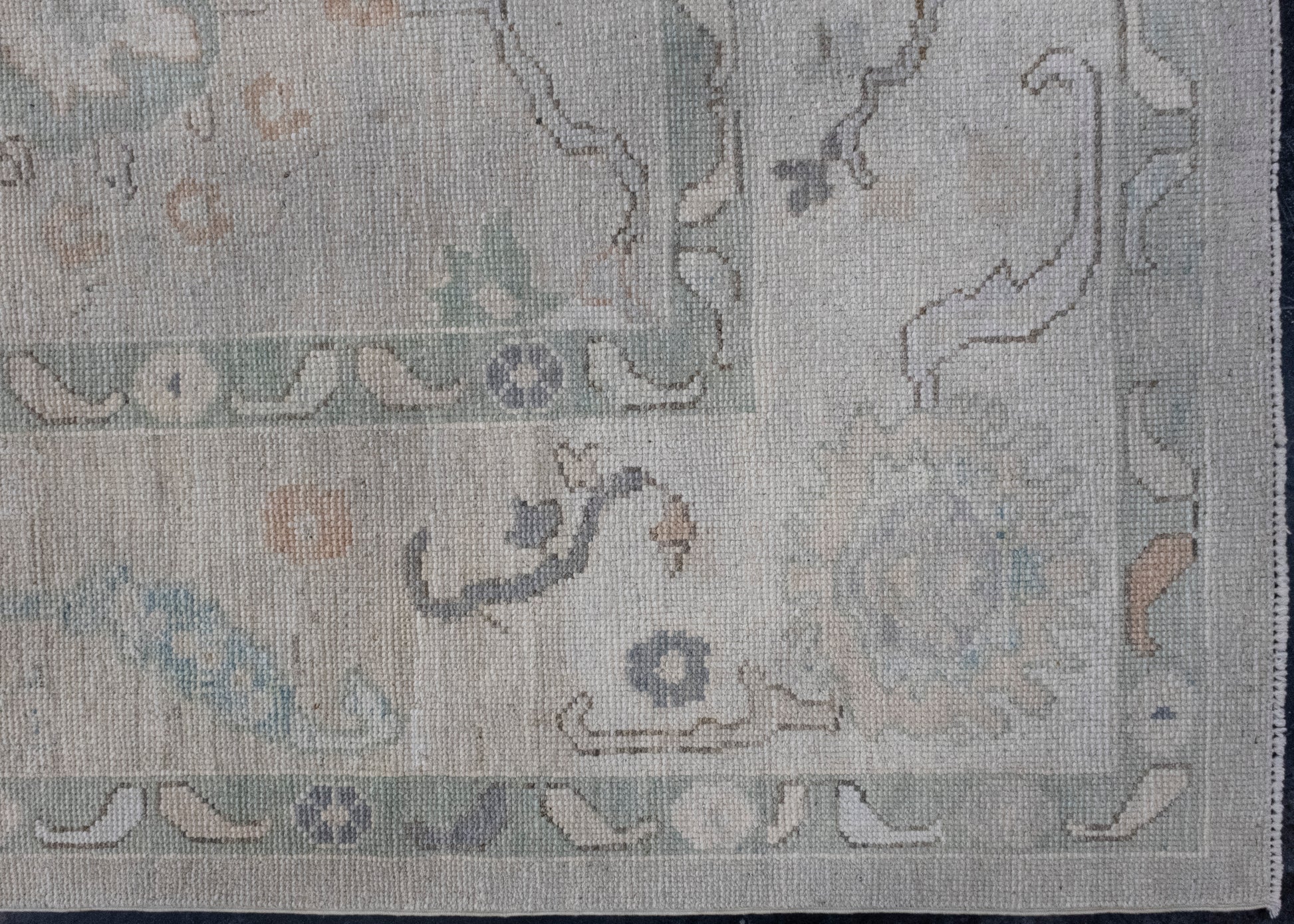 Turkish Oushak Rug 9'4" x 12'3" #16936